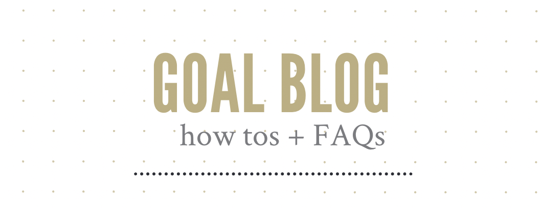 Commit To Your Goals Blog